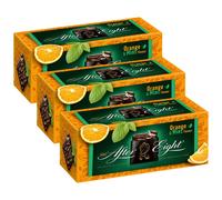 3x After Eight Orange 200 g | Cioccolato fondente menta e arancia sottile