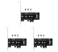 3X Aggiungi Su Schede Adattatore da PCIE Un M2 PCI Express 3.0 da X1 Un NVME SSD M2 Supporto Adattatore PCIE Raiser 2230