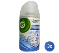 3x Air Wick Deodorante Per Ambiente Ed Erogatore Automatico 250 Ml Blu, Bianco