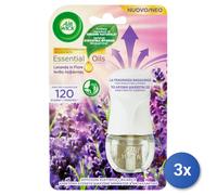 3x Air Wick Spina Base Lavanda Deodorante Made In Italy