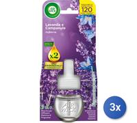 3x Air Wick Spina Ricarica 19 Ml. Lavanda Deodorante