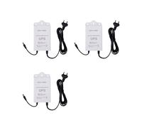 3X Alimentazione Elettrica Ininterrotta 12V-2A per WiFi, Modem, Router, UPS, Batteria di Backup per Telecamere di Sicurezza, Spina UE