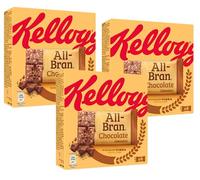 3X All Bran Chocolate Barrette di Cereali Ricche di Fibre con Gocce di Cioccolato 240g [3 Confezioni]
