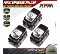 3x Alzacristalli Interruttore Braun Frontale Dx. Post. per Mercedes W205 W213