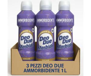 3x Ammorbidente Deo Due Morbido Dream 1L - Profumazione Intensa, 50 Lavaggi