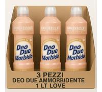 3x Ammorbidente Deo Due Morbido Love 1L - Profumazione Intensa, 50 Lavaggi