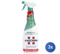 3x Amuchina Sgrassatore Trigger 750 Ml. Igienizzante Verd
