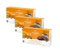 3x Anthon Berg albicocca in cognac 8 pezzi 220 g | cioccolato fondente e marz...