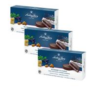 3x Anthon Berg Blåbär i Vodka Confezione da 8 | Infuso di Vodka al Cioccolato...
