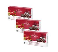 3x Anthon Berg Small "Marsipantårtor" cioccolato fondente + marzapane e fragola