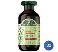 3x Antica Erboristeria Shampoo 250 Ml. Ortica Grassi
