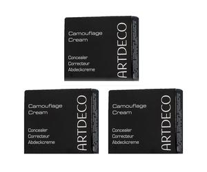 3x Artdeco Camouflage Cream 05 Light Whiskey 4,5 g