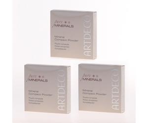 3x Artdeco Mineral Compact Powder - 10 Basic Beige