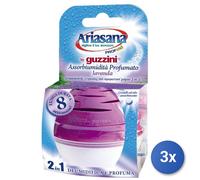 Ariasana Assorbiumidità Piccoli Spazi by Guzzini, Azione assorbiumidità e antiodore, Lunga Durata, fino a 8 Settimane, Profumazione Lavanda, 45g, 1 pezzo