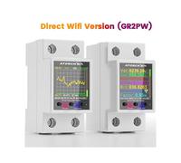 3X ATORCH GR2PW Contatore di Elettricità Tuya WiFi Rail Power Meter AC50-320V Display Digitale Monitor Curva di Tensione Amperometro