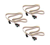 3X ATX Scheda Madre del Computer PC Cavo di Alimentazione 2 Accensione con Luce LED Accesa / Spenta / Ripristinata