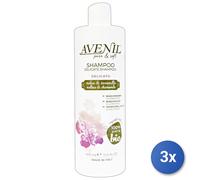 3x Avenil Shampoo 400 Ml. Delicato Latte/Avena