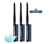 3x Avon Glimmerstick Eyeliner IN Notte Stellata Confezione 3