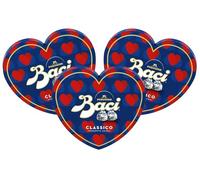 3X Baci Perugina Cuore Classico Scatola Regalo con Praline di Cioccolato Fondente Luisa con Nocciole 100g (EDIZIONE 2025)