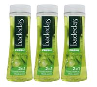 3x Badedas Bagnodoccia e Shampoo Fresh Citrus & Jasmine 600 ml