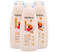 3x Bagno Crema Nutriente KARITÉ, Arricchisce La Pelle Donandole Una Morbidezza Assoluta. Per Pelle Secca e Molto Secca 500ml