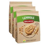 3X BaIocco Biscotti Gemmole Frollini con Farro, Frumento e Grano Saraceno Ricche di Fibre 700g