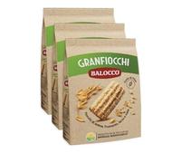 3X BaIocco Biscotti Granfiocchi Frollini con Fiocchi di Avena, Frumento, Farro e Mais Fonte di Fibre 700g