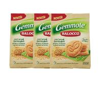 3X Balocco Biscotti Gemmole con Cereali Farro, Frumento e Grano Saraceno 700gr