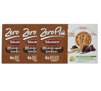 3X Balocco ZeroPiu Biscotti Frollini Extra-Crunchy con Crispies Riso e Frumento e Gocce di Cioccolato Senza Zuccheri Aggiunti 230g [3 Confezioni]