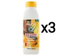 3x Balsamo Hairy Food Banana Per Capelli Secchi
