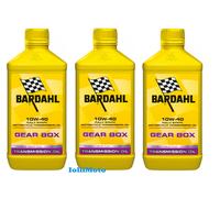 3x BARDAHL GEAR BOX 10W-40 Olio Trasmissione e Ingranaggi Vespa Moto Cross ATV