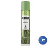 3x Batist Shampoo Secco 200 Ml. Classico