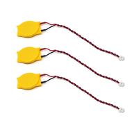 3x BATTERIA BIOS CR2032 CMOS NOTEBOOK COMPUTER LAPTOP 3V 2PIN GIALLA