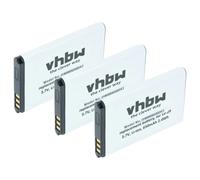 3x Batteria per Albrecht Tectalk Outdoor TelMe Tourist Guide 650mAh
