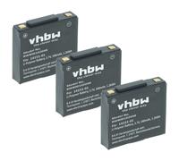 3x Batteria per GN Netcom Jabra GN9125 Flex, GN9125 Micro, GN9125 Mini 340mAh
