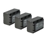 3x Batteria per Panasonic HC-V100EG-K HC-V500 HC-V100M HC-V100 HC-V10 1600mAh