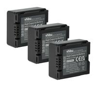 3x Batteria per Panasonic PV-GS70 PV-GS55 VDR-D100 VDR-D160 VDR-D150 600mAh
