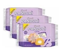 3X BauIi Pandorì Mini Pandorino con Crema a Latte e Zucchero a Velo 150g