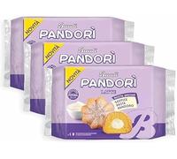 3X BauIi Pandorì Mini Pandorino con Crema a Latte e Zucchero a Velo 150g