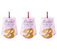 3X Bauli Mini Pandoro di Verona Classico Tradizionale con Bustina di Zucchero 100g [3 Pandorini]