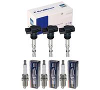 3x Beru Bobina Accensione + Candela per Nissan Micra IV K13 1.2 K13 _ Juke F15