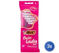 BIC RASOIO TWIN LADY USA&GETTA 6PZ