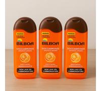 3X Bilboa Docciabronze Arancia Amara 250ml Corpo Capelli Non Lava Abbronzatura