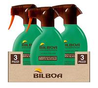 3x Bilboa Spray Acqua Solare Abbronzante Menta Glaciale con Mentolo e Aloe Vera - 3 Flaconi da 150ml