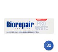 3x Biorepair Dentifricio 75 Ml. Pro White