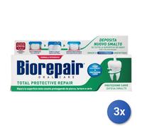 3x Biorepair Dentifricio 75 Ml. Total Protective Repair