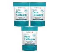 3x BioSalma Pure Collagen 500g 100% Peptidi di Collagene Gusto Neutro Idroliz...
