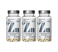3x BioSalma Zinco 25mg 100 Compresse Zinco Citrato Vitamina C BioPerine Pepe ...