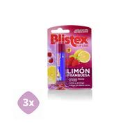 3x Blistex Lip Care Protector Labial SPF15 Frambuesa Limón 4,25g Raspberry Blast
