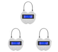 3X Blocco Orario Intelligente Display LCD Blocco Orario Timer Elettronico M1474